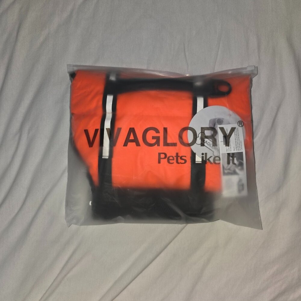 VIVAGLORY Lightweight Dog Life Jacket Size Medium